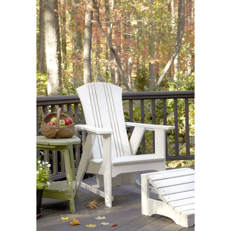 Carolina Preserves Folding Adirondack Chair with Ottoman